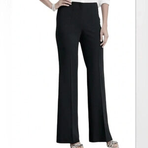 Talbots Curvy fit Flare pant trousers Black Women’s size 8 Business casual